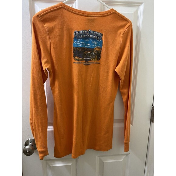 Long sleeve Harley Davidson women’s shirt Size M  Grand Canyon Arizona - Picture 5 of 7
